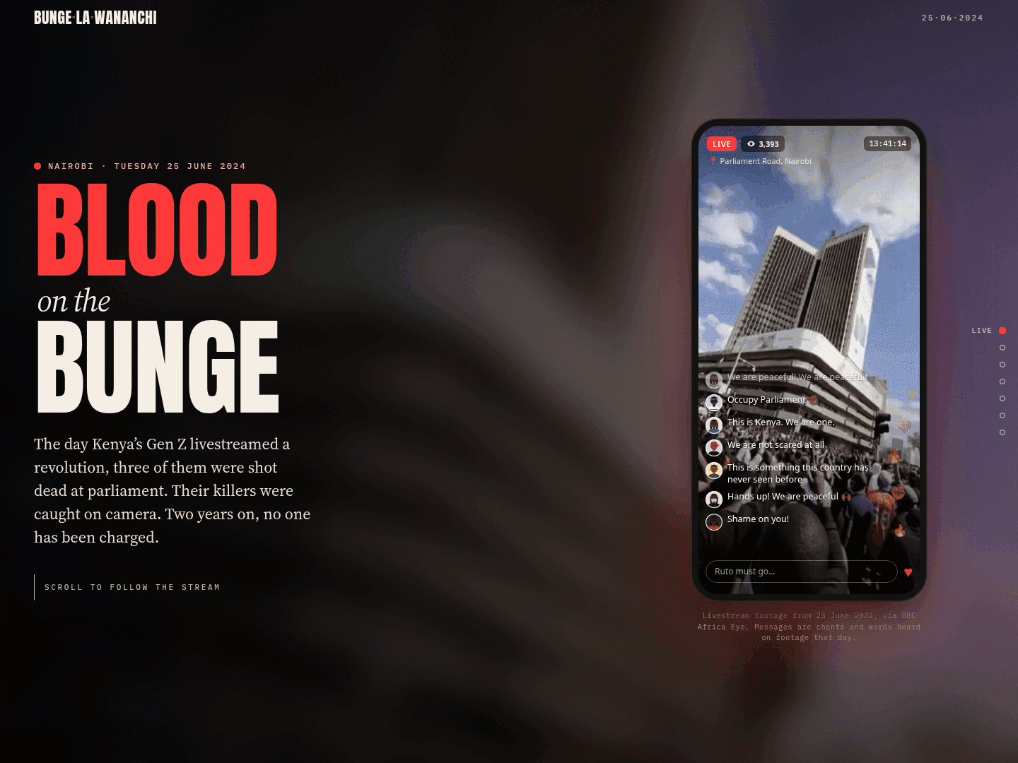 Screenshot of Blood on the Bunge